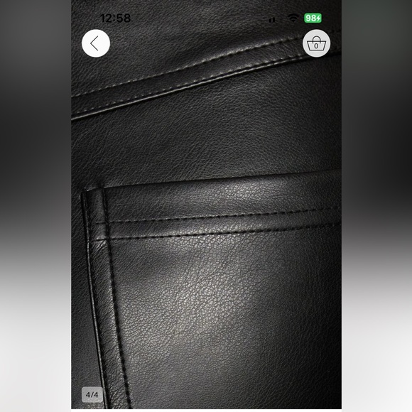 Kate Faux Leather Skinny Pants - Picture 4 of 4